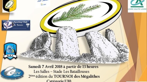 Rugby-Tournoi des Megalithes- 13h Stade des Bataillouses