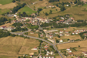 Les Salles vu du ciel