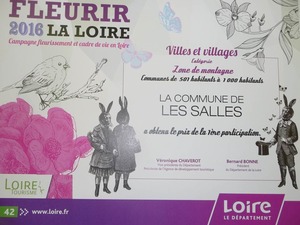 La commune primée pour son fleurissement